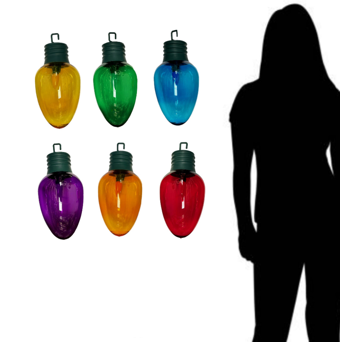 6 Jumbo C9 lights in VALUE pack